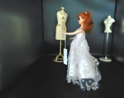 redhead wedding day side